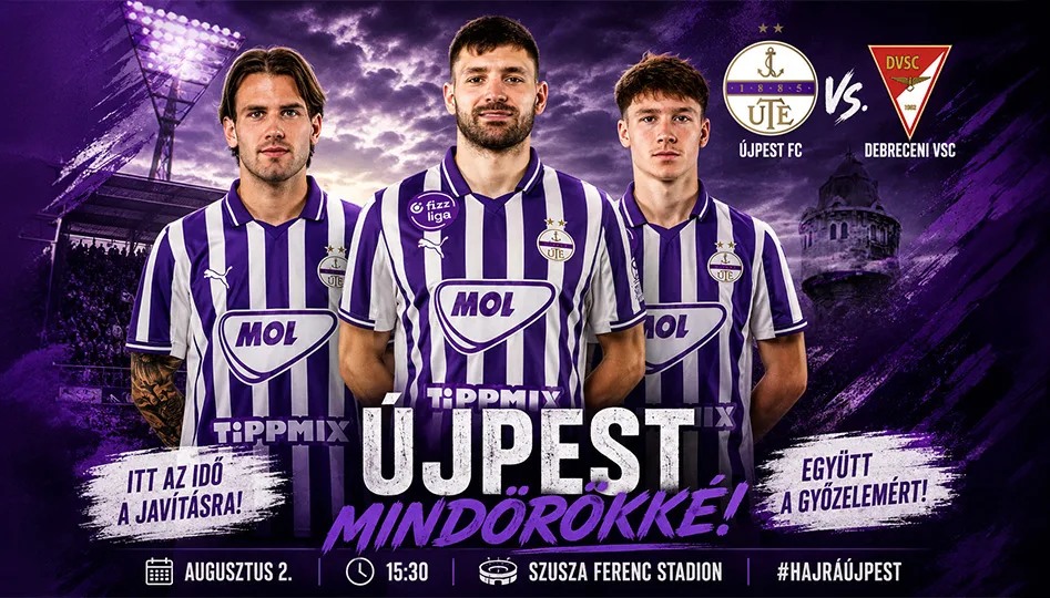 Újpest–Debrecen: a három pont mellett végre játékot is várunk